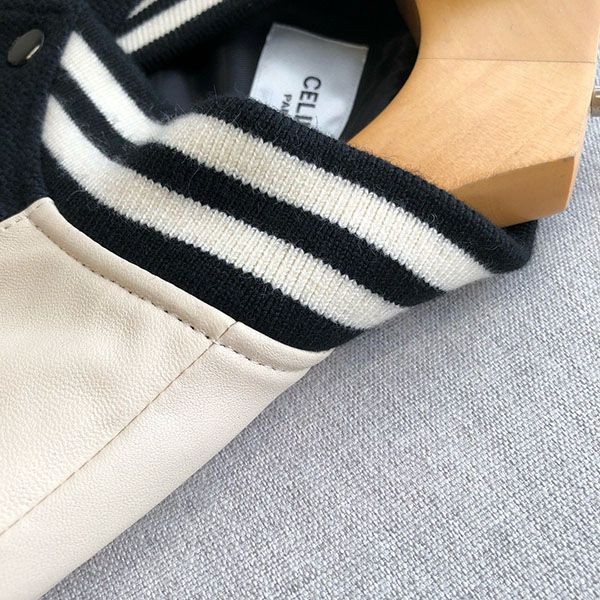 入手困難 セリーヌ クラシック TEDDY スタジャン ジャケット Cej75777